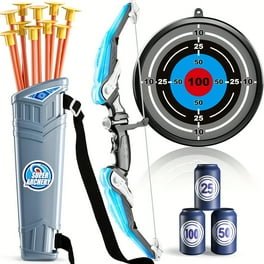 Cible de tir avec réinitialisation automatique et 8+1 cibles - VGEBY - YESM - Acier - Blanc