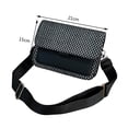 thumbnail image 1 of Bolsa vagabundo para mujer Bolsas satchel cuadrados a la moda Hit Color for Vacation (Negro) Hugtrwg Para Estrenar, 1 of 9