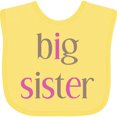 thumbnail image 3 of Inktastic Big Sister Girls Baby Bib, 3 of 4