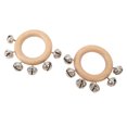 thumbnail image 1 of Handbell Musical Instrument, 2 Pcs Easy To Play Bell Rattle Multi Purpose  for Band, 1 of 8