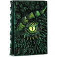 thumbnail image 1 of Diario A5 con relieve de dragón 3D, cuaderno grabado en resina, diario retro, 100 hojas de papel en blanco, bloc de notas de viaje de tapa dura para escribir, cuaderno de bocetos, 1 of 4
