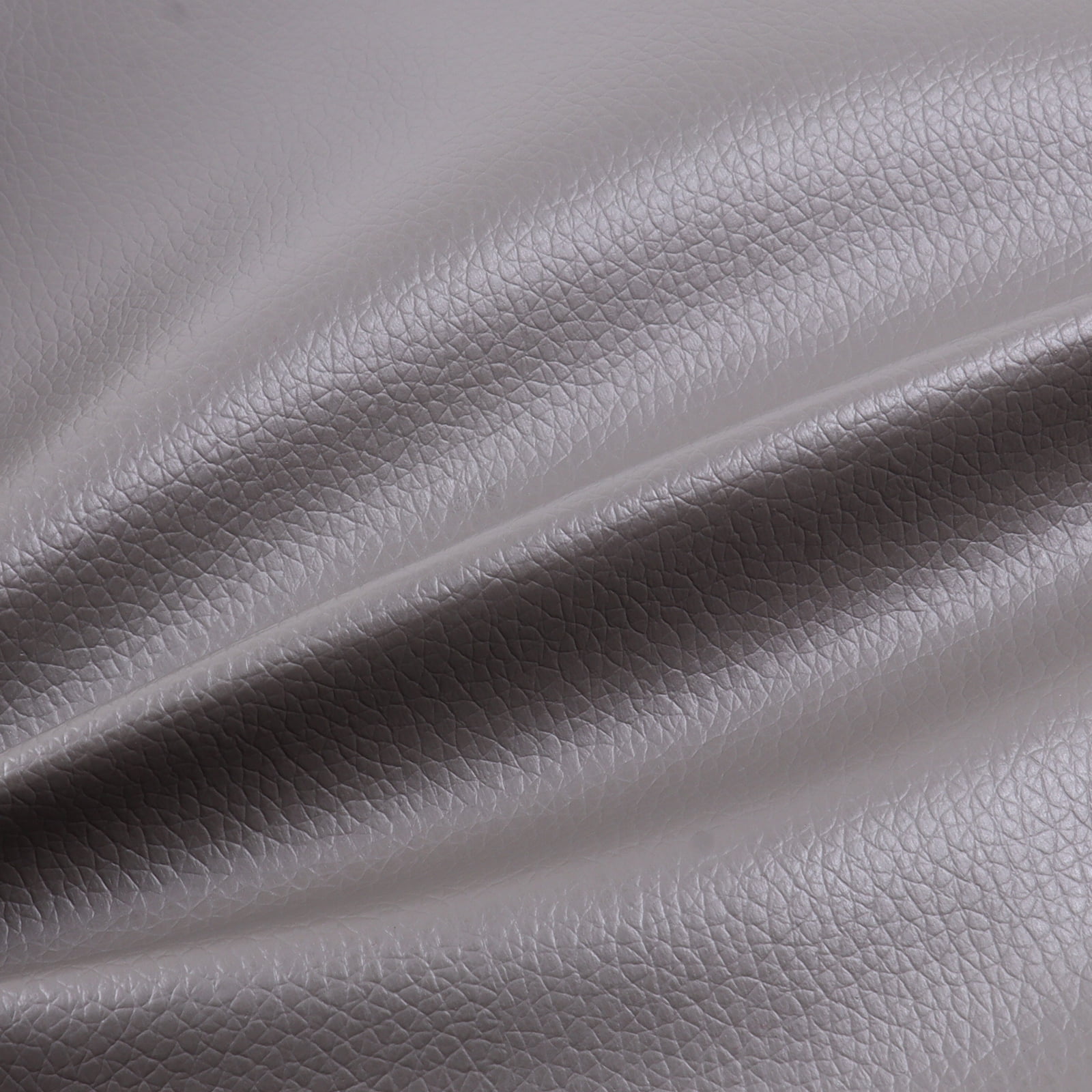 Faux Leather Waterproof Synthetic Fabric Repair for Car seat, Couch Covers,Upholstery Craft Sewing Grey 60"x54"