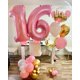 thumbnail image 4 of Juego de globos con forma de confeti AIOZX, oro rosa, 50 unidades, 30 cm, con cintas, 4 of 7