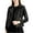 #093-Black, variant on Lightweight Faux Leather Jacket for Women - Sleek Design Long Sleeve Casual Chic Spring Autumn Outerwear with Multiple Sizes