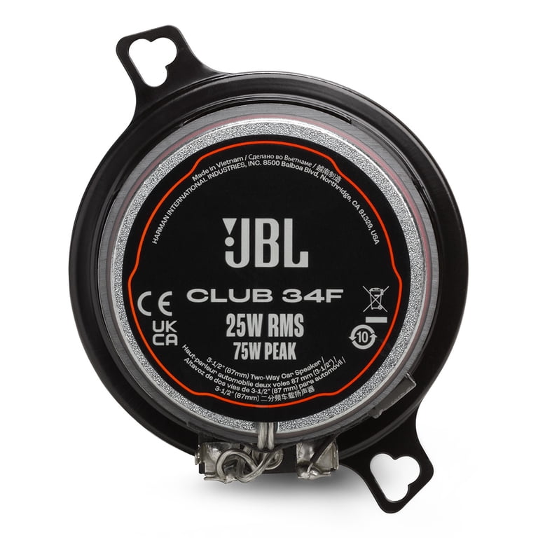 JBL Club 44F 4 Inch 2 Way Car Speakers - Pair - Walmart.com