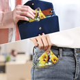thumbnail image 7 of Fintie Squeeze Coin Purse,PU Leather Coin Pouch Change Holder for Woman Girls，Sunflower, 7 of 7