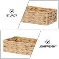 thumbnail image 3 of 1PC Woven Storage Basket Home Storage Basket Bedroom Organizing Storage Basket, 3 of 8