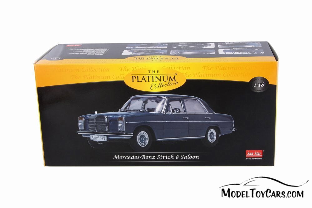 1968 Mercedes-Benz Strich 8 Saloon, Light Blue - Sun Star 4573 - 1/18 scale  Diecast Model Toy Car