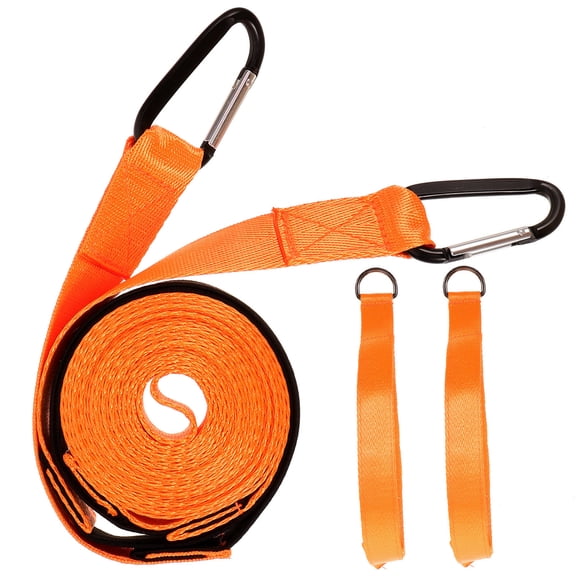 FUTUREORYY Ski Straps for Kids Ski Leash Metal Orange Parents Cycling 1 Set