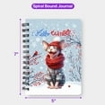 thumbnail image 5 of Hello Winter Sphynx Smiling in Red Scarf Hat Welcome Christmas Spiral Bound Journal Cat Lover Kitten Owner Gifts Idea 5x7in Spiral Notebook - 00017, 5 of 5