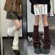 thumbnail image 5 of Qarigey 1 par de calcetines cálidos de invierno frío para mujer y niña Accesorios de disfraces Blanco Qarigey AP013159-01, 5 of 6