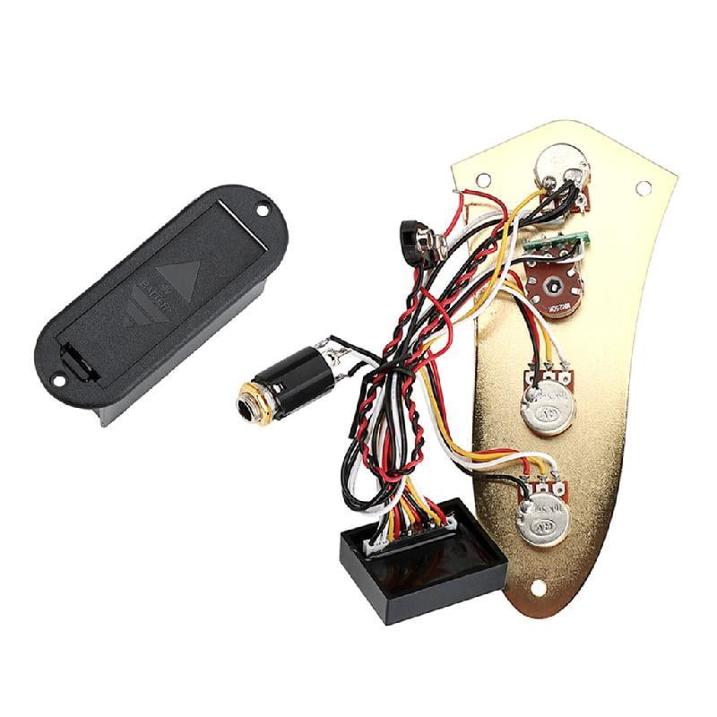 Zeiwohndc 4 Way Prewired Loaded Prewired Control Plate Harness Replacement Guitar Parts