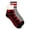 Red Buffalo Check, variant on MUK LUKS Women's Shortie Lounge Crew Sock, 2-Pack, OSFM
