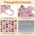 thumbnail image 4 of Pit Bull Terrier Insulated Lunch Bag for Women & Adults,Large Portable Soft Cooler Lunch Bag,Thermal Food Storage Tote with Pearl Cotton,8.66L,8.75x5.75x9.5 Inch, 4 of 6