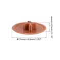 thumbnail image 2 of Tornillo tapa cubiertas Unique Bargains 160uds 17x4mm Plástico Rojo Marrón, 2 of 5