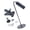 Black, variant on LED Desk Lamp Base Touch Control Adjustable Brightness Portable Texture for Reading Study and Work