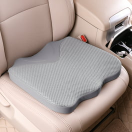 LARROUS Cojín para asiento de automóvil, cómodo cojín de asiento de espuma  viscoelástica para conductor de asiento de automóvil, almohadilla de alivio