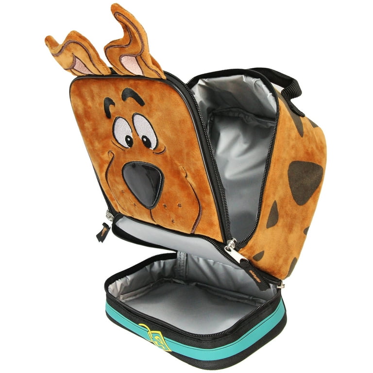 Scooby Doo Character Embroidered Face with 3D Ears Lunch Bag Lunch Box Tote  