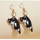 thumbnail image 3 of Lindos pendientes con forma de gancho para la oreja de gatito, textura fresca y dulce, sencillos pendientes de gato de dibujos animados, fáciles de usar, material de calidad, estilo, 3 of 5