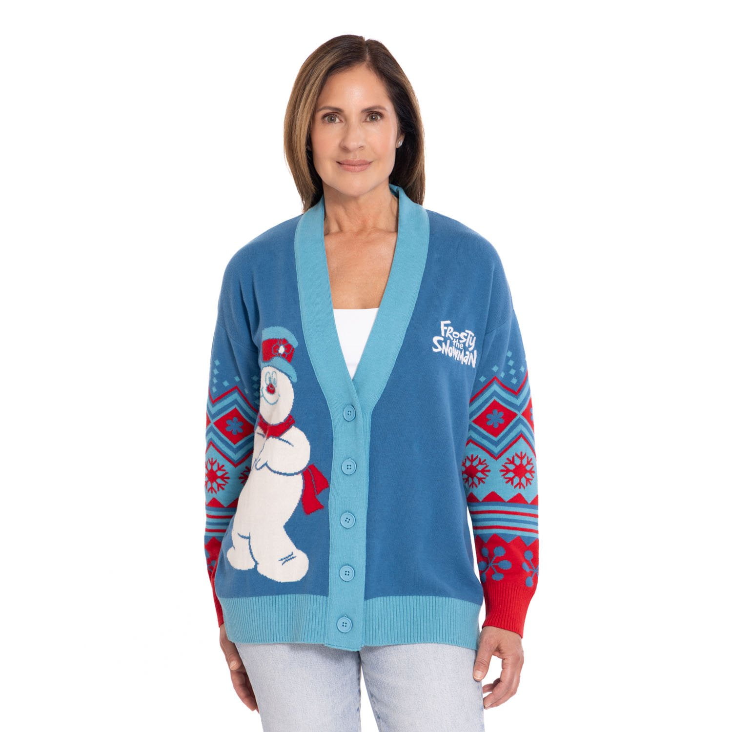 トップス cardoncello1piu1uguale3 CARDIGAN WH Me by Jennie Garth Bea Jacquard Cardigan - QVC.com