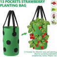 YruYptpaln Bag Strawberry Container FeltCloth Hanging Pot Garden Patio
