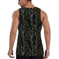thumbnail image 2 of Sigee Lilies Flowers for Men's Workout Tank Top, Athletic Gym Sleeveless Shirt - Quick Dry, Lightweight, Breathable 4X-Large, 2 of 9