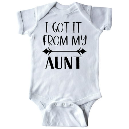 

Inktastic I Got It From My Aunt Gift Baby Boy or Baby Girl Bodysuit