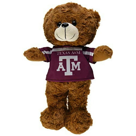 FOCO NCAA Licensed Texas A&M Aggies Large Fuzzy Uniform Bear Edition