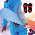 thumbnail image 1 of OUNONA 1Par Para Esquí De Con Ajustable Y Impermeable Color, 1 of 5