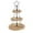 brown, variant on Christmas Tree Shaped 3-Tier Cake Stand, Wooden Dessert Server Display Tray for Holiday Parties, Large Capacity Tiered Treat Platter for Christmas Cookies, Cakes, and Festive Snacks