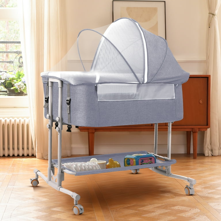 Babyeap Baby Bassinet, Bedside Sleeper For Newborns, Adjustable