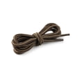 thumbnail image 2 of INSPIRE CHIC Unisex Round Rope Dual Colored Striped 1/5 Thick Boot Shoelace 90cm / 35.43" Light Brown Coffee, 2 of 4