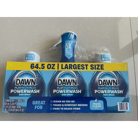 Dawn Power Wash Liquid 1 Started Kit   2 Refills