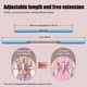 thumbnail image 2 of Body Stick Ajustable Yoga Stick Acero inoxidable Hombro abierto Barra trasera Gimnasio en casa, 2 of 6