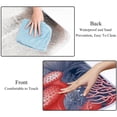 thumbnail image 4 of Coral Waterproof Canvas Picnic Blanket Outdoor Mat for Beach, Camping, Hiking - Large Foldable Portable Mat with Handle and Waterproof Backing - 200cm x 150cm, 4 of 6