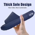 thumbnail image 3 of Cloud Slippers for Women and Men, Pillow House Slippers Shower Shoes Indoor Slides Bathroom Sandals, Ultimate Comfort, Lightweight, Thick Sole, Non-Slip, Easy to Clean, 3 of 6
