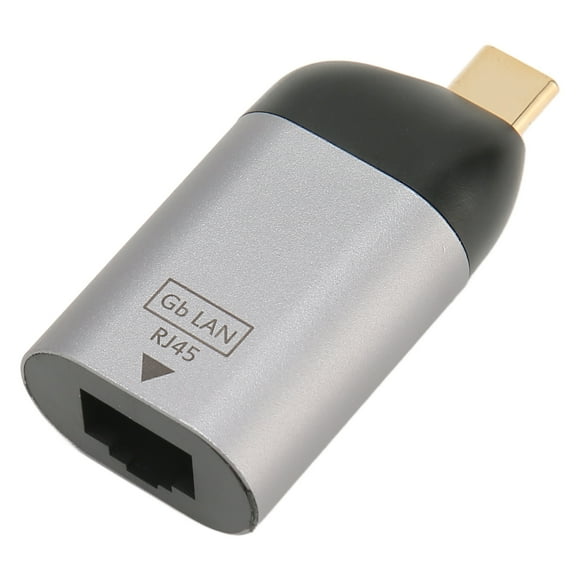 USB C To RJ45 LAN Adapter, USB C To Ethernet Adapter Wide Compatibility for Laptops