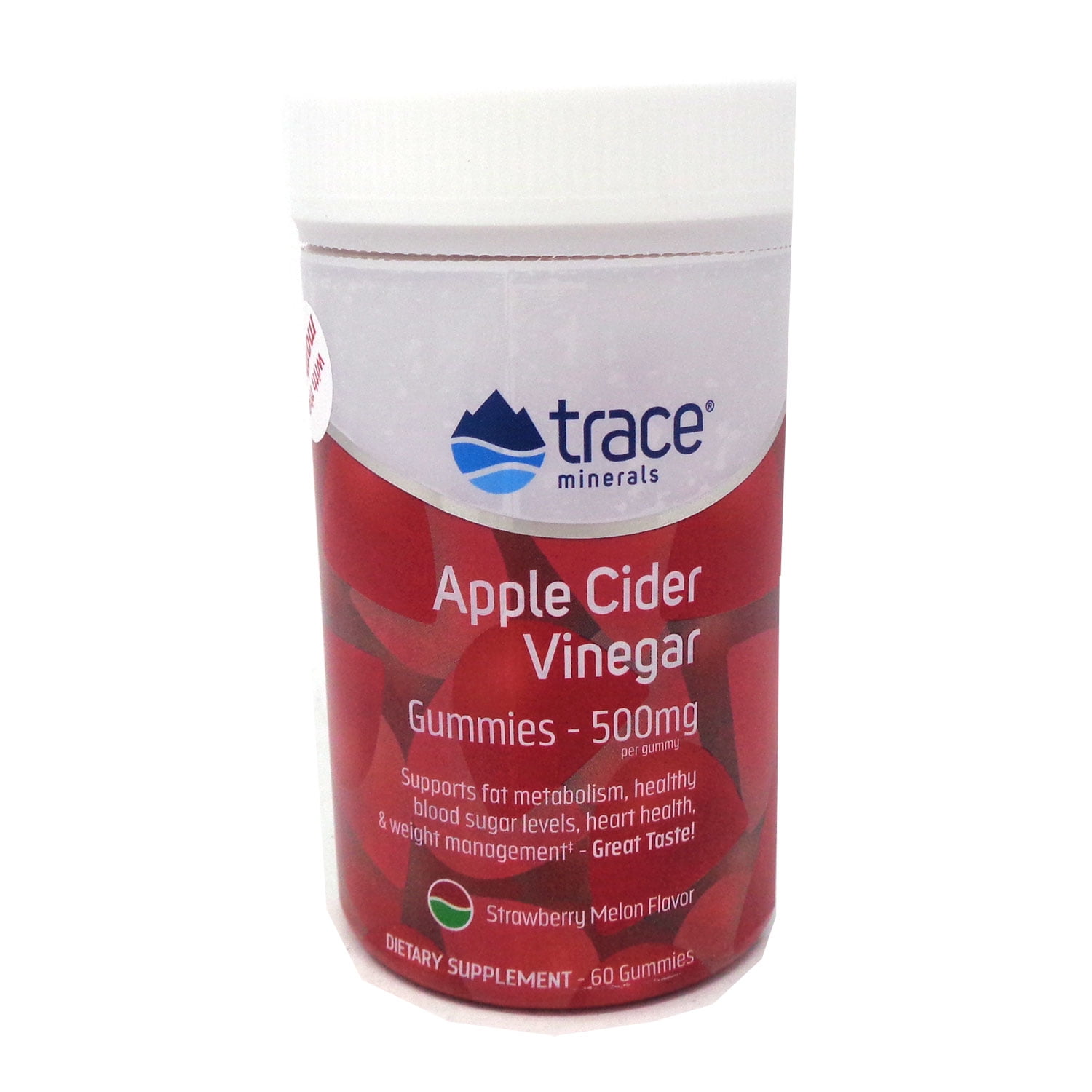 Trace Minerals Apple Cider Vinegar Gummies 500 mg 60 Gummies