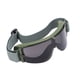 thumbnail image 2 of Gafas militares resistentes a impactos y transpirables, gafas protectoras para exteriores para hombres y mujeres, montura verde oliva, lentes grises, 2 of 5