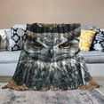 thumbnail image 2 of Orinice Owl Blanket for Women Kids Adults,   Owl Blankets Gifts, Tarot Cards Owl Throw Blanket for Sofa Couch Bed Living Room Soft Warm Cozy Owl Decor   50x60in, 2 of 6