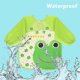 thumbnail image 4 of Bibs with Sleeves, 4 Pcs Waterproof Long Sleeve Bib Unisex Feeding Bibs Apron, 4 of 5