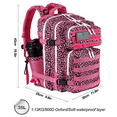 thumbnail image 3 of Military Tactical Gym Backpack W/Cup Holders Rosy Leopard - Shaker Bottle NOT INCLUDED, 3 of 6
