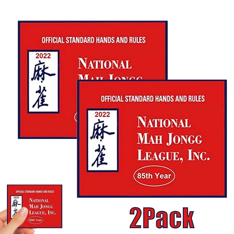 National Mahjong Card Mahjongg League 20222023 Large Size Card Hands