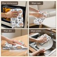 thumbnail image 5 of 4 Pcs Funny Kitchen Towels,White Halloween Skull Pumpkin Spider Pattern Microfiber Dish Towels,Kitchen Tea Towels,Kitchen Towel Set (18" X 26"), 5 of 7