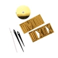 thumbnail image 2 of Diy Clock Luminous Wall Acrylic Punch-Free Silent Wall Clock Wall Sticker Gold, 2 of 10