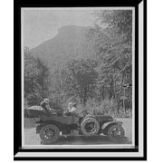 Historic Framed Print, [Old Man of the Mountain (profile), White Mts., N.H.], 17-7/8" x 21-7/8"