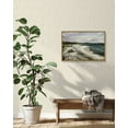 thumbnail image 3 of Drsoum 16x24in Coastal Wall Art Vintage Classical Ocean Painting Rural Hallway Bedroom Living Room Farmhouse Room Decor - Natural Framed, 3 of 7