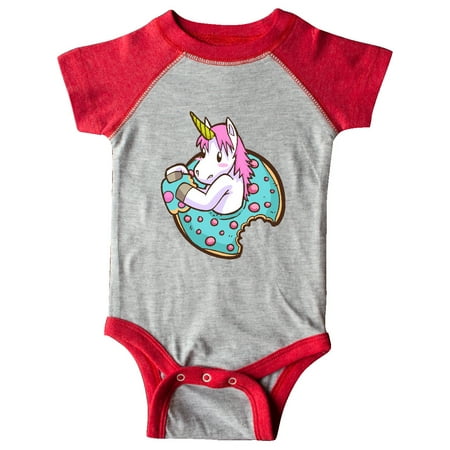 

Inktastic Unicorn Donut Gift Baby Boy or Baby Girl Bodysuit