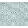 thumbnail image 4 of oneOone Cotton Flex Teal Blue Fabric Geometric & Artistic Floral Small Sewing Material Print Fabric by The Yard 40 Inch Wide, 4 of 4