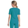 thumbnail image 4 of Urbane Ultimate Tailored Fit Comfort Stretch 4-Pocket Scrub Top for Women 9550, 4 of 8